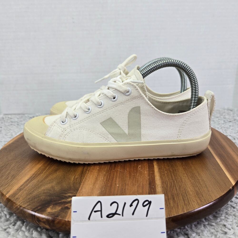 Veja Womens 6 Wata II Low White Canvas Lace Up Casual Daily Lifestyle Sneakers